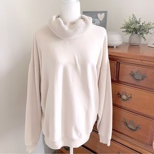 HELMUT LANG Cream Oversized Sweater